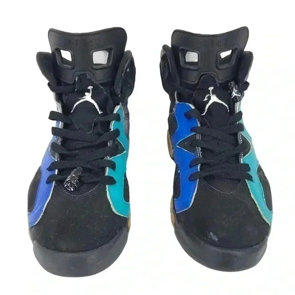 NIKE AIR JORDAN 6 VI RETRO OREO CUSTOM SNEAKERS 384664-101 MENS SIZE 11 $890 - Picture 8 of 16